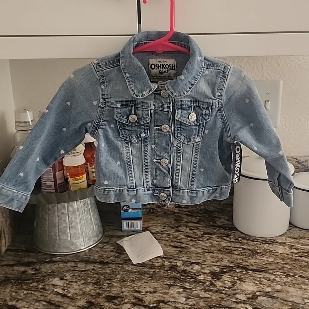 Osh Kosh B'gosh toddler jean jacket. New with tags.